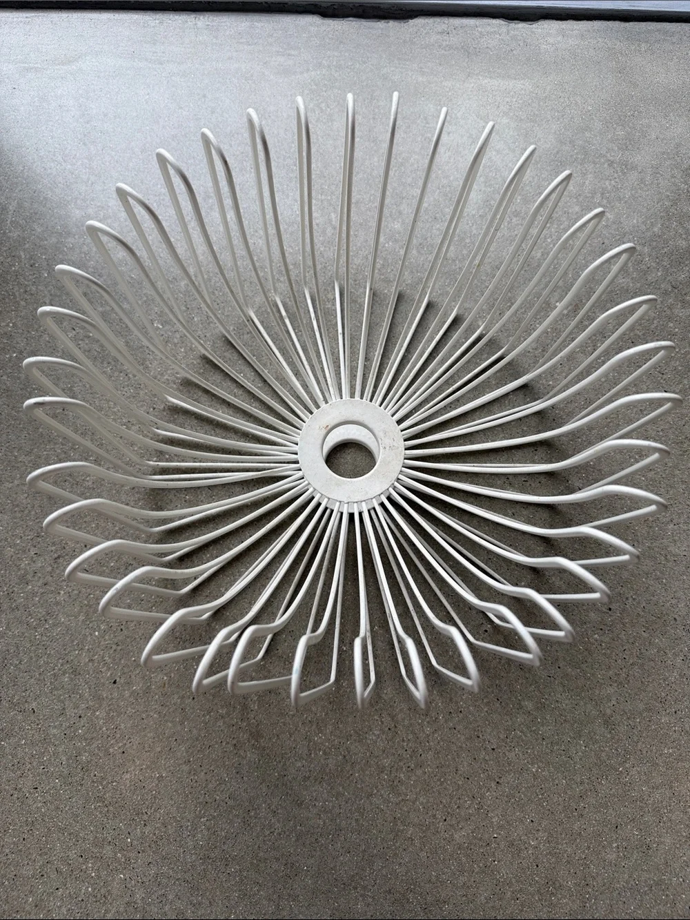 Vintage Ikea Trådig Fruit Basket – Ehlen Johansson White Wire Bowl 1990s Rare